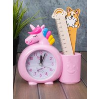 Настольные часы ILikeGift Rainbow unicorn 7050-01 (розовый)