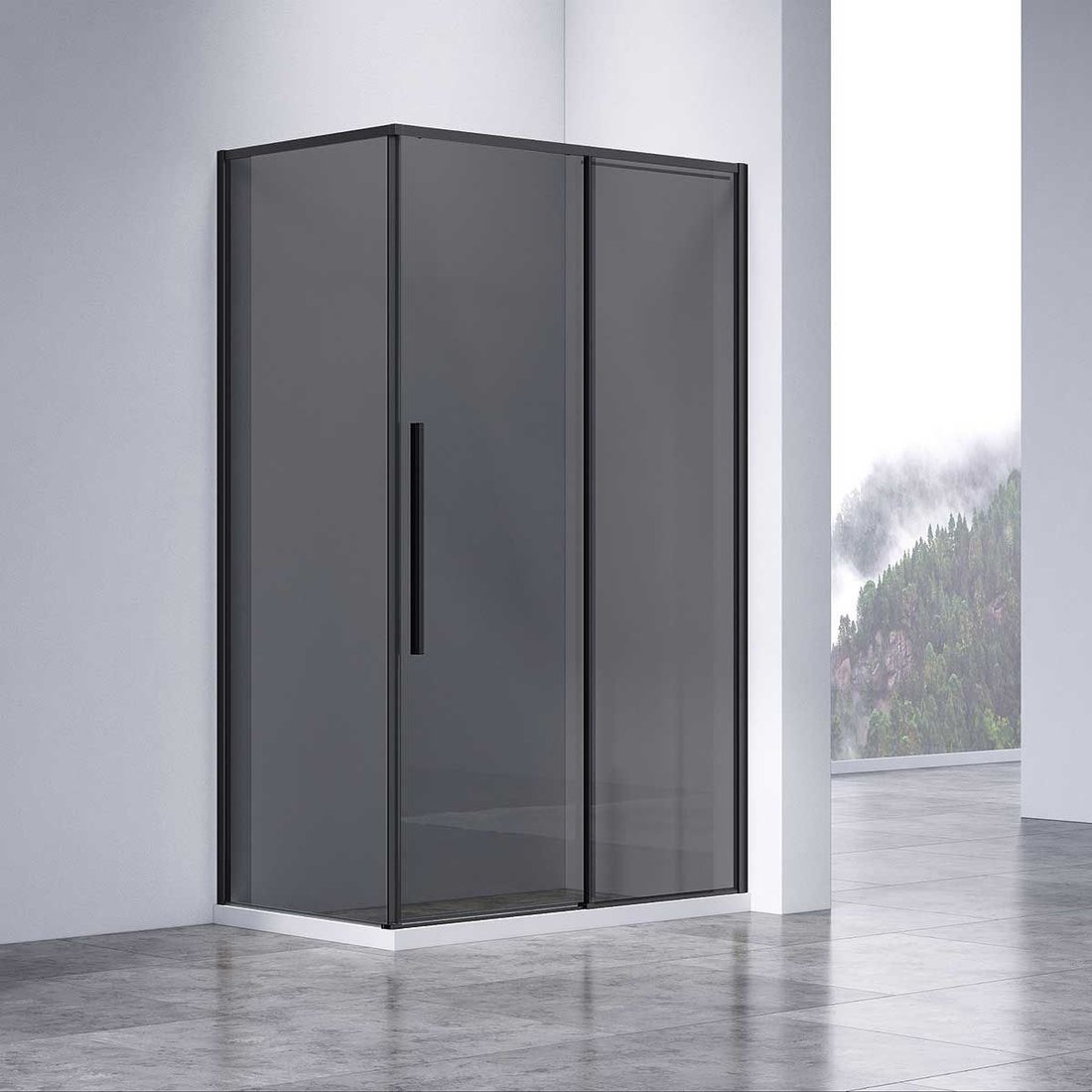 Душевой уголок Vincea Slim-N VSR-4SN8013CGB