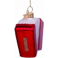 Елочная игрушка Vondels Аккордеон красный 1240705070017 (красный)