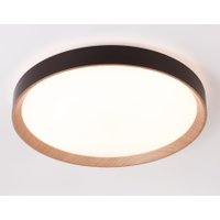 Припотолочная люстра Ambrella light Orbital FZ1326 BK/LWD (черный/светлое дерево)