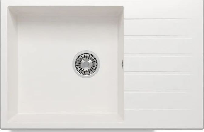

Кухонная мойка Polygran Deka 780 (белый хлопок)
