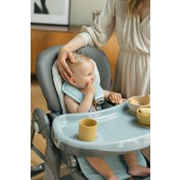 Высокий стульчик Rant Cafe RH300 (серый/голубой)