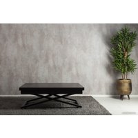 Стол-трансформер Levmar Cross D23/S53 (венге матовый/черный)