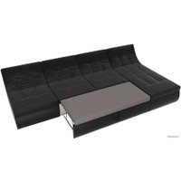 Угловой диван Лига диванов Холидей 101843 (черный)