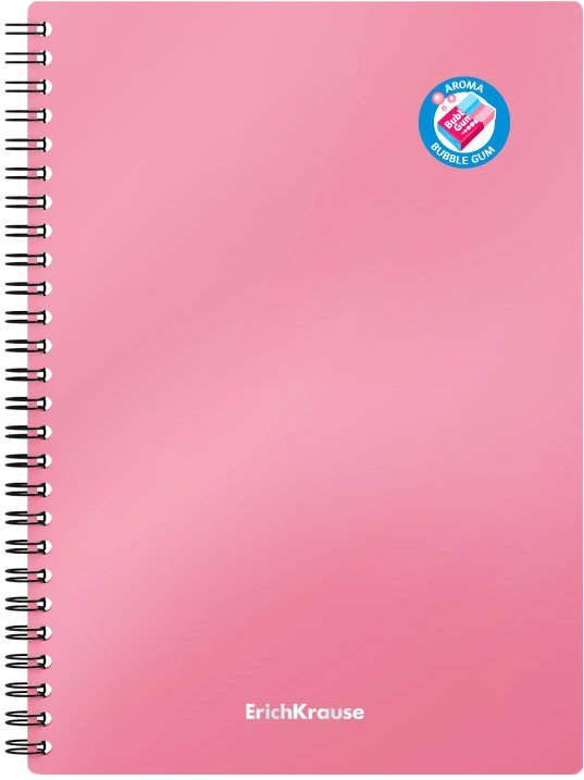 

Общая тетрадь Erich Krause Bubble Gum 58340 (80 л, розовый)