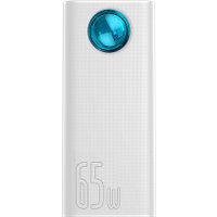 Внешний аккумулятор Baseus Amblight Digital Display 65W 30000mAh (белый)