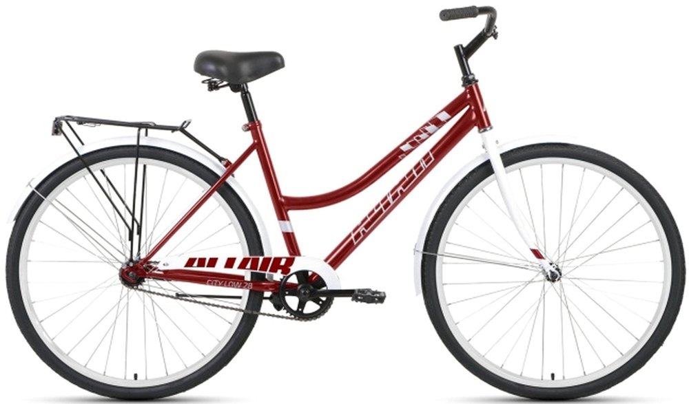 

Велосипед Altair City low 28 2023 (темно-красный/белый)