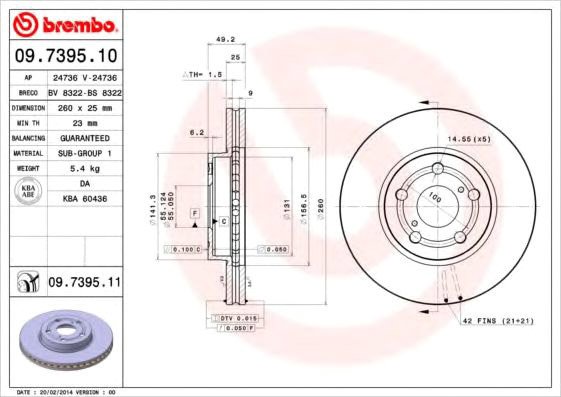 

Brembo 09739510