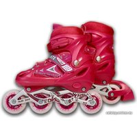 Роликовые коньки Relmax P01-Set Pink/White (р. 31-34, розовый)