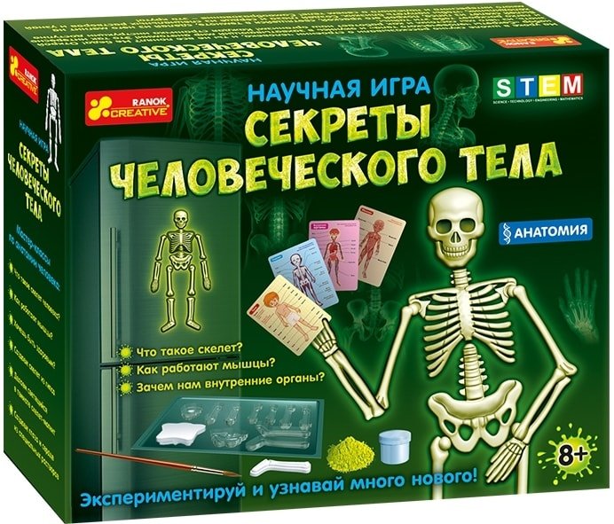 

Набор для опытов Ranok-Creative Секреты человеческого тела 12115017Р