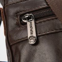 Мужская сумка Poshete 252-22333-2-BRW (коричневый)