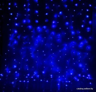 Световой дождь Luazon Led-360 (2x1.5 м, синий) [1080463]