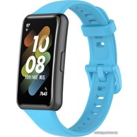 Ремешок Rumi силиконовый для Huawei Band 7 (голубой)
