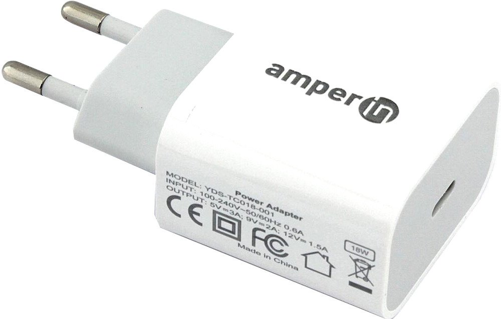 

Сетевое зарядное Amperin Quick Charge Type-C YDS-TC018-001