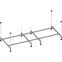 Ванна Lauter Bliss 150 L 21201051L (с каркасом и сифоном 21Y11021 матовый черный)