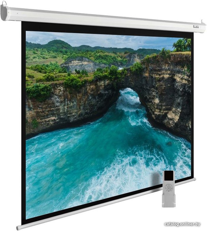 Проекционный экран CACTUS MotoExpert 200x150 CS-PSME-200x150-WT