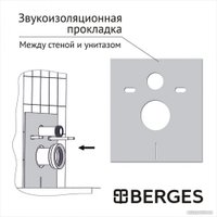 Унитаз подвесной Berges Wasserhaus Tornas 043328