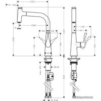 Смеситель Hansgrohe Metris Select 14857000