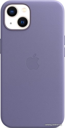 Чехол для телефона Apple MagSafe Leather Case для iPhone 13 (сиреневая глициния)
