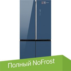 

Холодильник side by side Weissgauff WCD 590 Nofrost Inverter Premium Biofresh Blue Glass