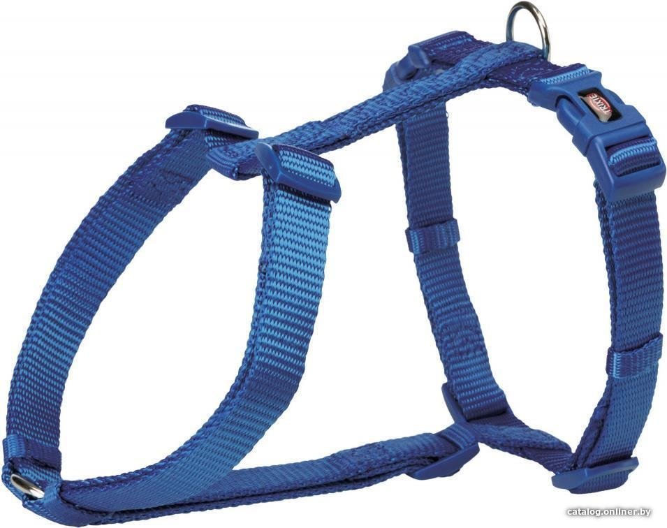 Шлея Trixie Premium H-harness S-M 203302 (синий)