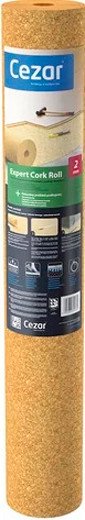 Подложка Cezar Expert Cork Roll пробковая 2 мм (10 кв.м)
