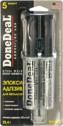 DoneDeal Минутный эпокси-адгезив для металлов DD6573 28.4г