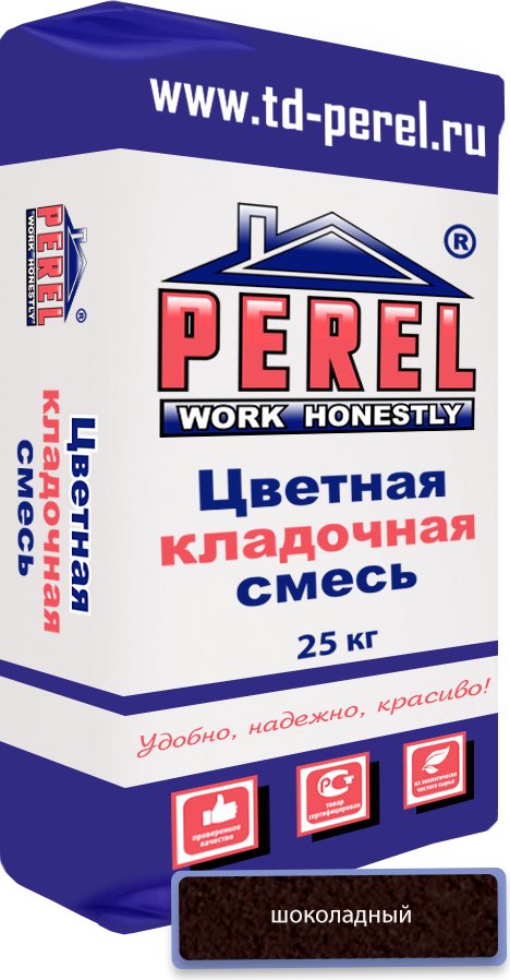 

Кладочный состав для кирпича и камня Perel NL 0155 (25 кг, шоколадный)