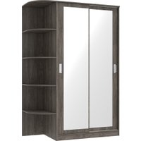 Шкаф-купе Кортекс-мебель Лагуна ШК04-02 (орех элия, левая консоль)