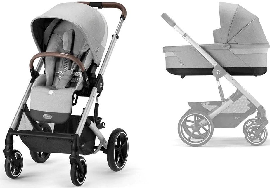 

Универсальная коляска Cybex New Balios S Lux (2 в 1, lava grey)