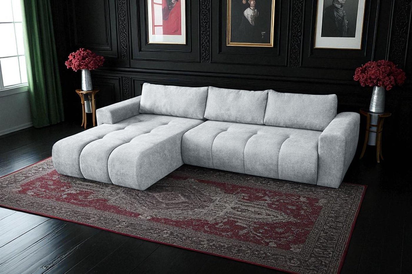 

Угловой диван Mio Tesoro Santos 4УС (Light Grey)