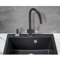 Смеситель Milacio Ultra 554 (черный матовый)