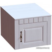 Антресоль Мебельград Прованс 1 дверный (бодега белая-платина премиум) в Солигорске