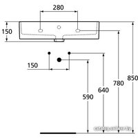 Умывальник Ideal Standard Strada K077801 60x42