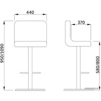 Стул AksHome Amazon (тауп велюр HCJ-15/черный)