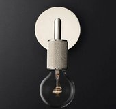 Rh utilitaire single sconce silver 44.553 123286-22