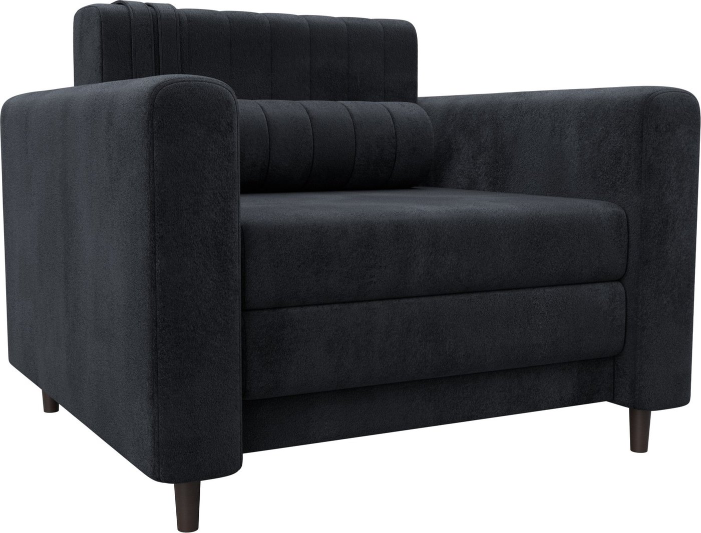 

Кресло-кровать Лига диванов Лига-070 132555 (велюр Tower 11 темно-серый)