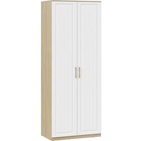 Шкаф распашной Трия Сэнди для одежды (вяз благородный/белый) в Пинске