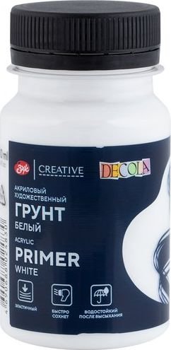 

Грунт художественный Невская палитра Декола грунт 5827915 (100мл, белый)