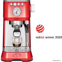 Рожковая кофеварка Solis Barista Perfetta Plus (красный)