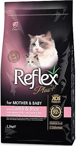 

Сухой корм для кошек Reflex Plus Mother and Baby Cat Food with Lamb and Rice 1.5 кг