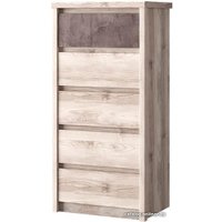 Комод Anrex Jazz 5S/56 (каштан найроби оникс)