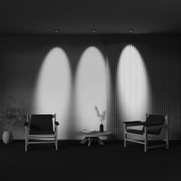 Точечный светильник Maytoni Lens DL105-12W4K-B