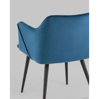 Стул Stool Group Джоэл с подлокотниками vd-joel-b29 (велюр синий)