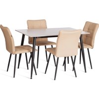 Стул TetChair Bari LT экокожа (бежевый)