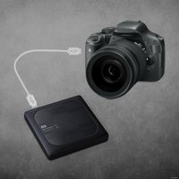 Внешний накопитель WD My Passport Wireless Pro 2TB [WDBP2P0020BBK]