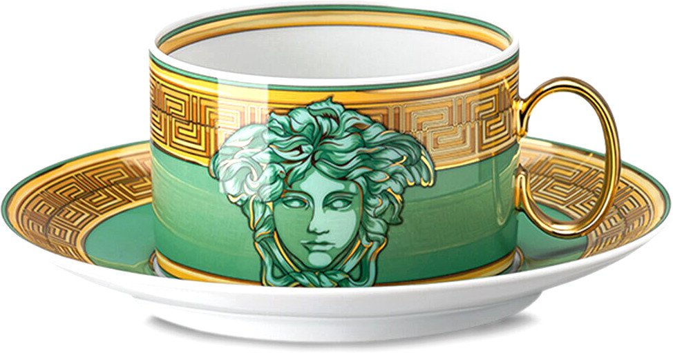 

Чашка Versace Medusa Amplified. Green Coin 19335-403762-14640