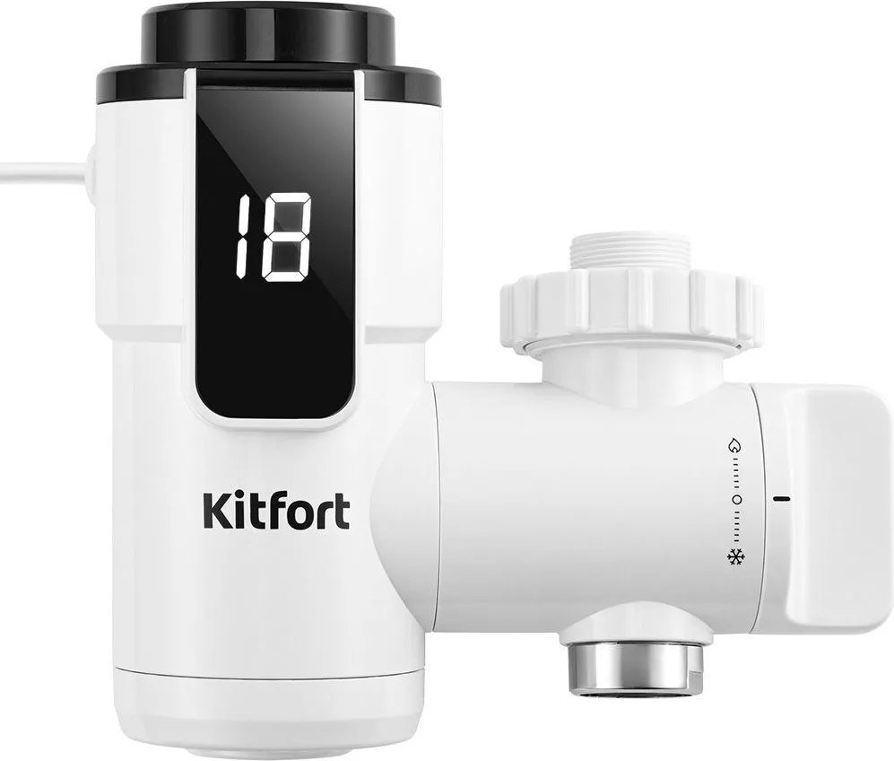 

Проточный электрический водонагреватель на кран Kitfort KT-6525