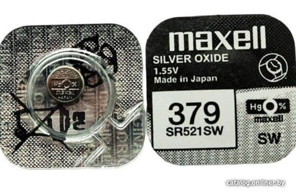 

Батарейка Maxell SR521SW