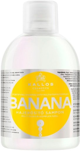 

Шампунь Kallos Cosmetics банановый для поврежденных волос 1000 мл